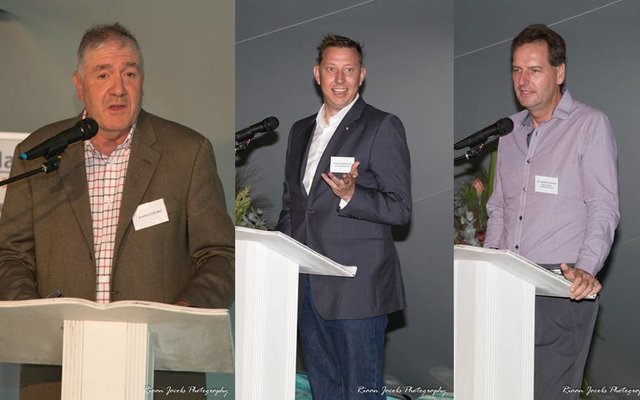 Guest Speakers and Sponsors - Mr Tim Appleton (MBE), Ryan Laubscher (VWSA) and Dr Andrew Venter (the Blue Fund)